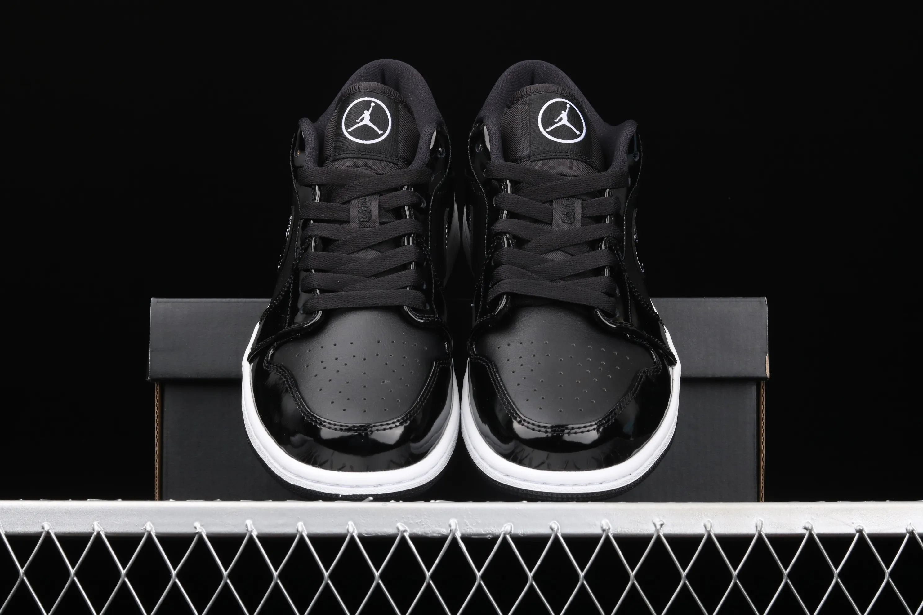 All categories Air Jordan Jordan series basketball shoes Air Jordan 1 Low G version pure original Air Jordan 1 Low ASW AJ1 Joe 1 low-top all-star patent leather black low-top basketball shoes DD1650-001